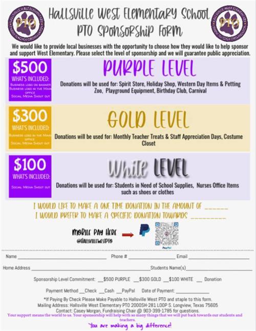 Sponsorship Form